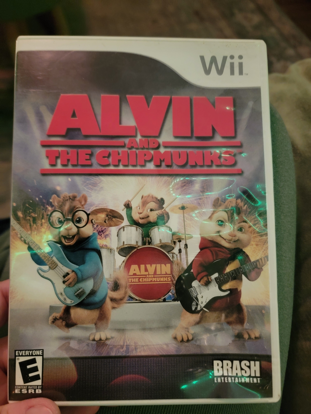 Nintendo Wii Alvin and The Chipmunks Red Cover